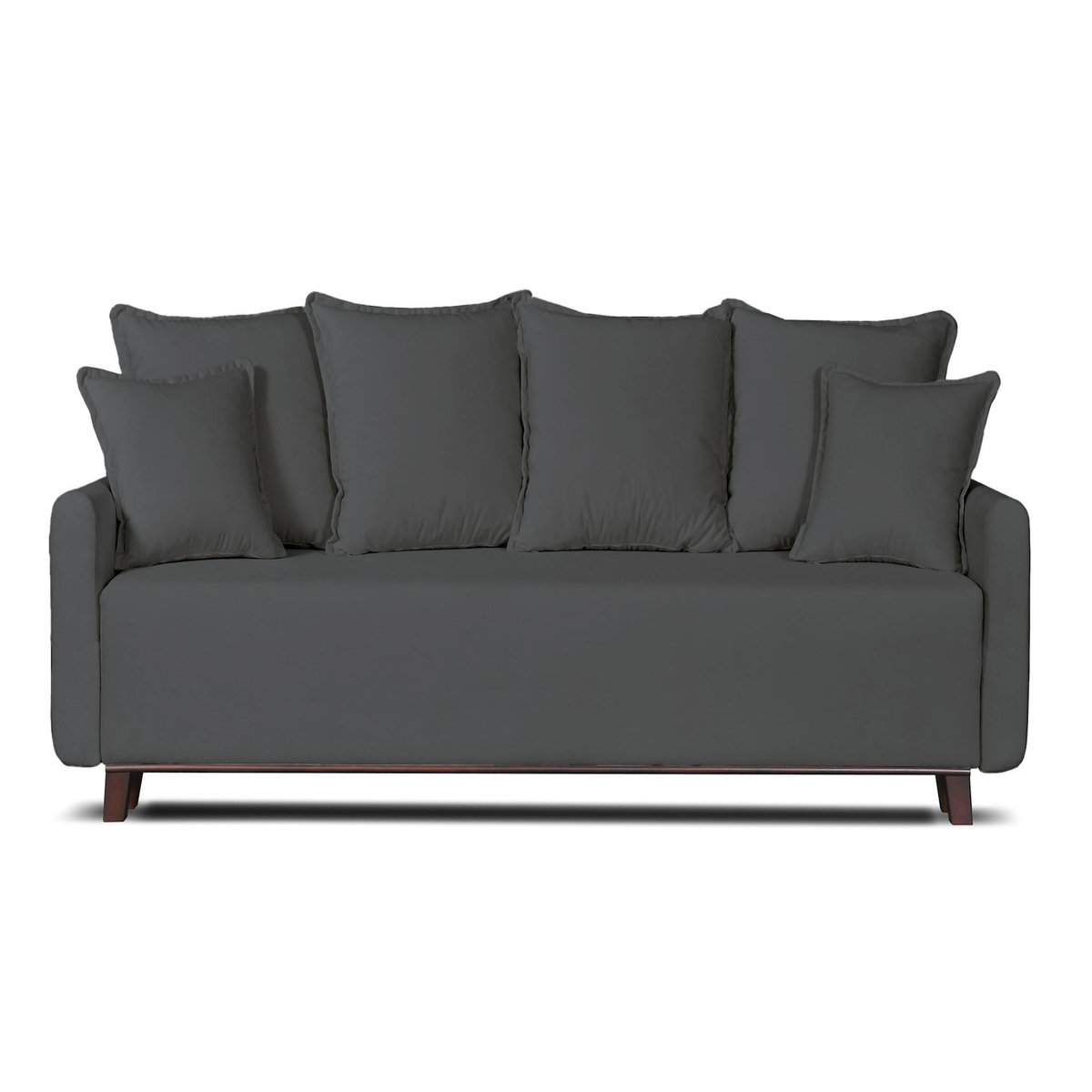 LISA DESIGN Apia - canapé 3 places - convertible avec coffre - en velours