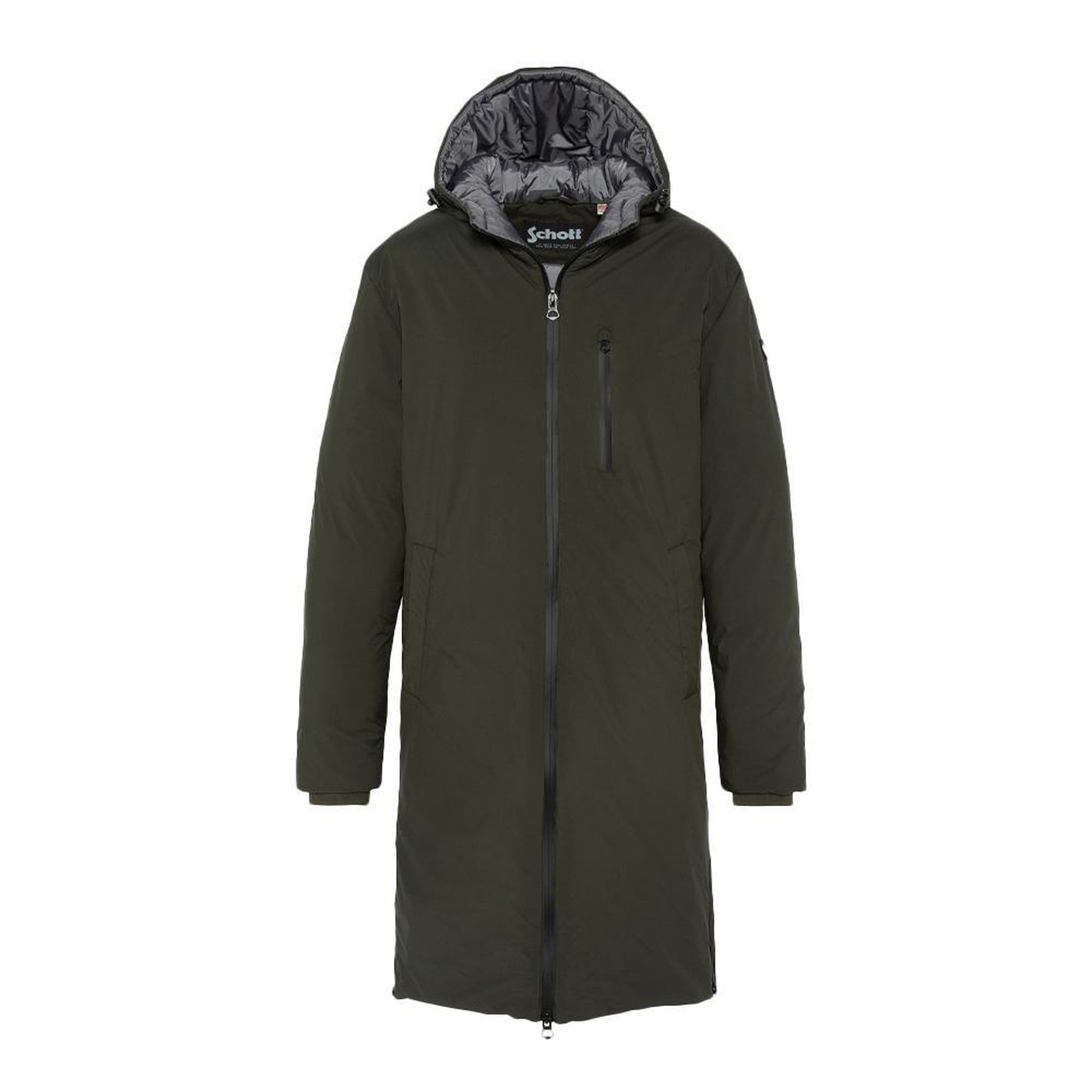 Schott Parka Kaki Homme Schott FARGO. Coloris disponibles : Vert
