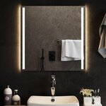 VIDAXL Miroir de salle de bain a LED 60x60 cm