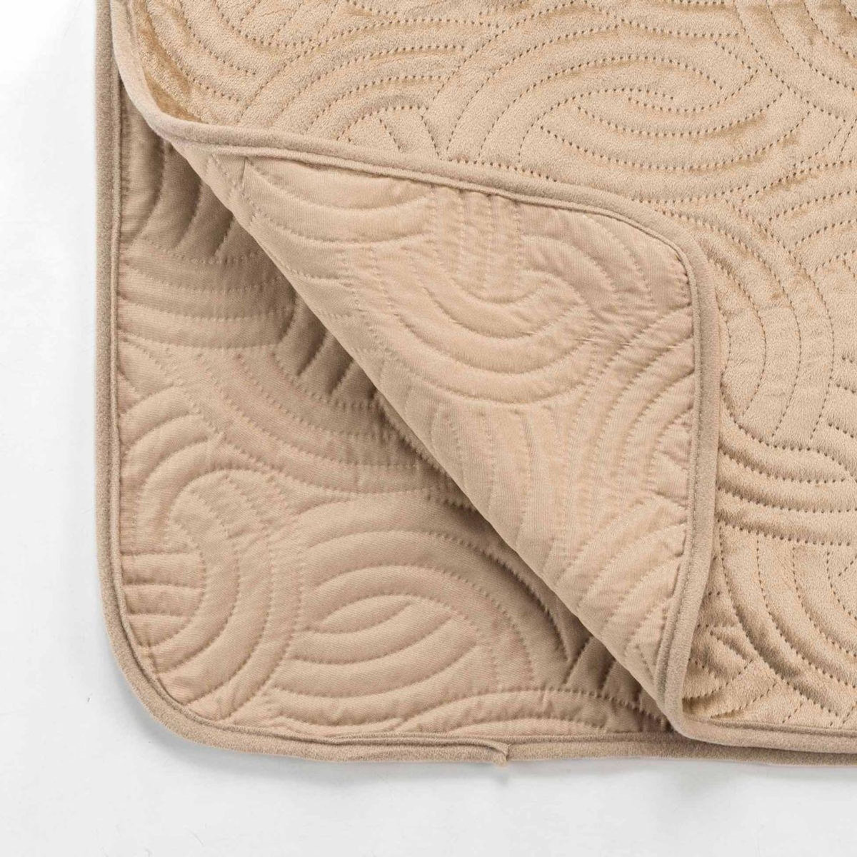 Paris Prix Couvre-Lit & 2 Housses de Coussin  Solange  240x260cm Beige Lin