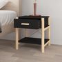 Voir la diapositive 4 : VIDAXL Tables de chevet 2 pcs Noir 42x38x45 cm Bois d'ingenierie