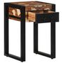 Voir la diapositive 3 : VIDAXL Table d'appoint multicolore 35x35x50cm bois massif recuperation