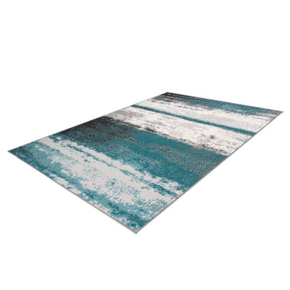 Paris Prix Tapis Vintage à Poils Courts  Esperanto V  Bleu