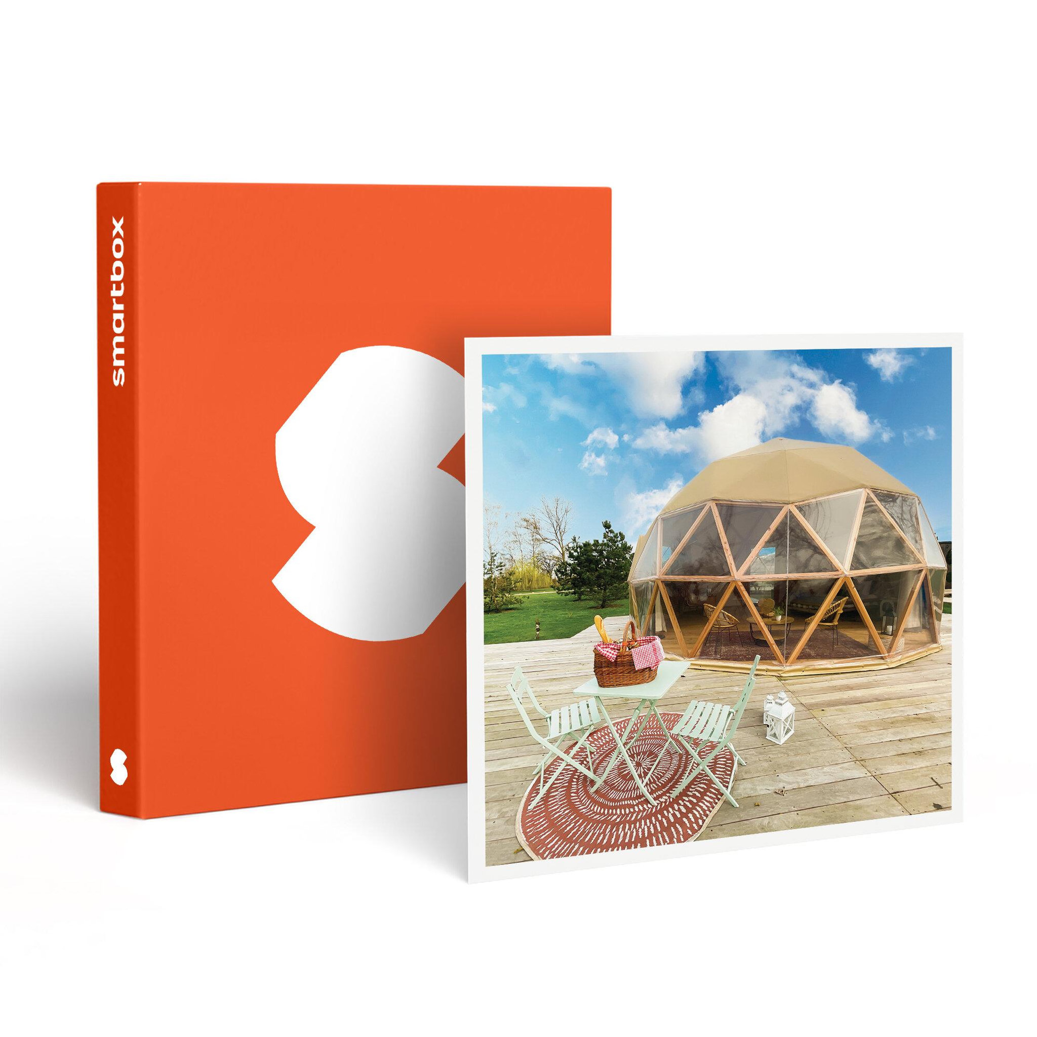 Smartbox 2 jours insolites en dôme avec accès à l'espace détente près de provins - coffret cadeau séjour