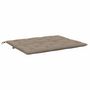 Voir la diapositive 5 : VIDAXL Coussin de banc de jardin taupe 120x(50+50)x7 cm tissu oxford