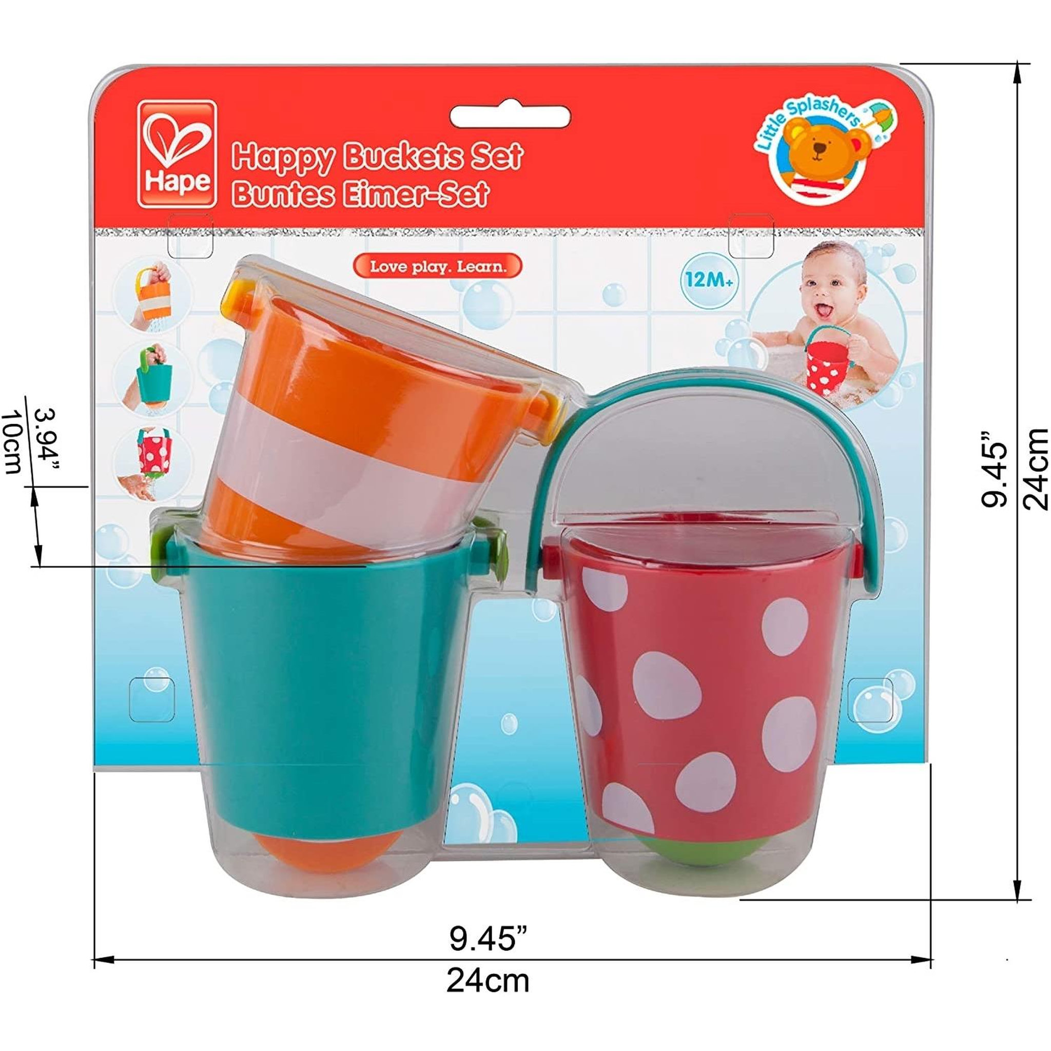 Voir la diapositive 4 : Hape Ensemble de seaux colores