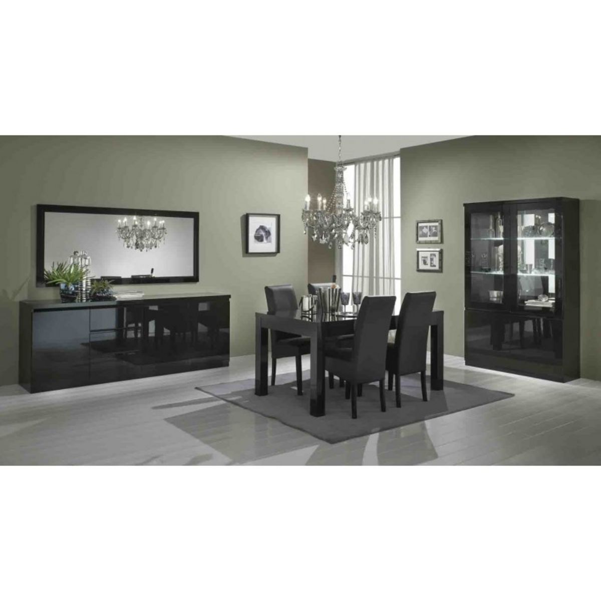 Vitrine 4 portes L115cm GENOVA