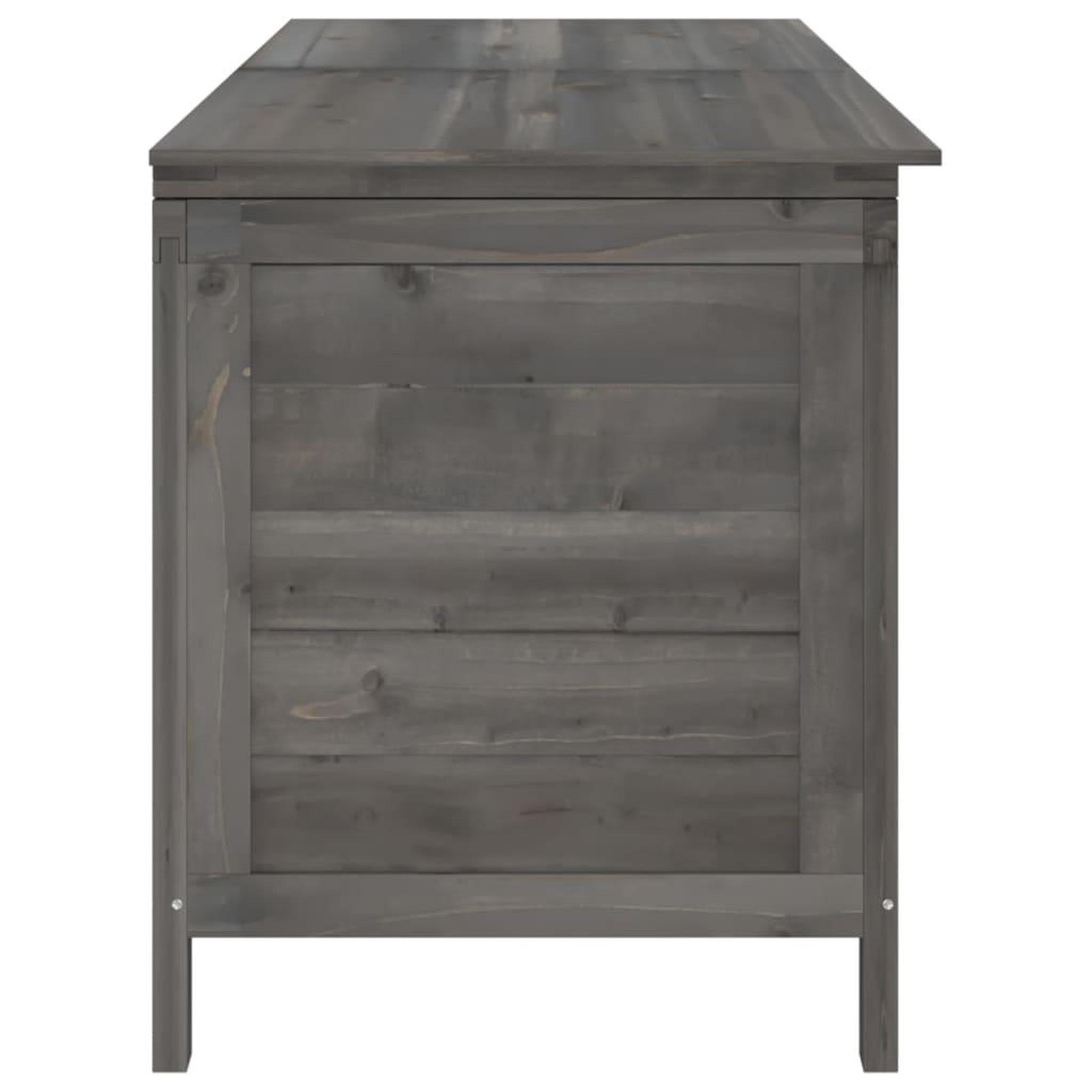 Voir la diapositive 5 : VIDAXL Boîte de rangement de jardin anthracite bois massif sapin