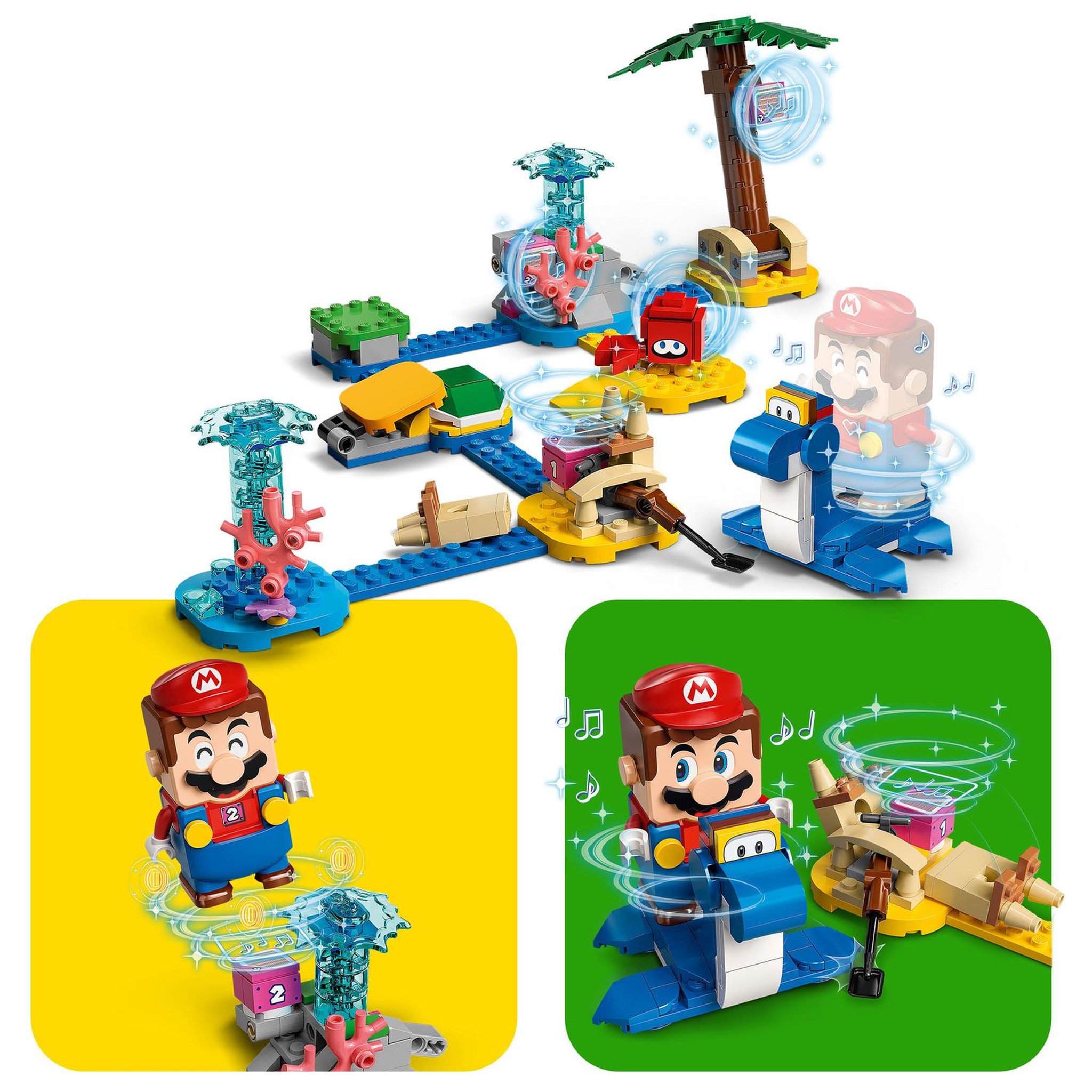 Voir la diapositive 6 : LEGO Super Mario 71398 - Ensemble d'extension Le bord de mer de Dorrie