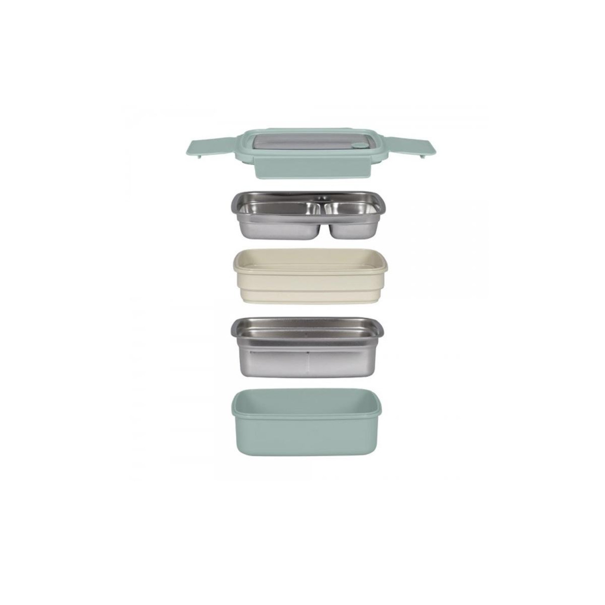 Voir la diapositive 5 : LIVOO Lunch box isotherme 1l vert - men406v