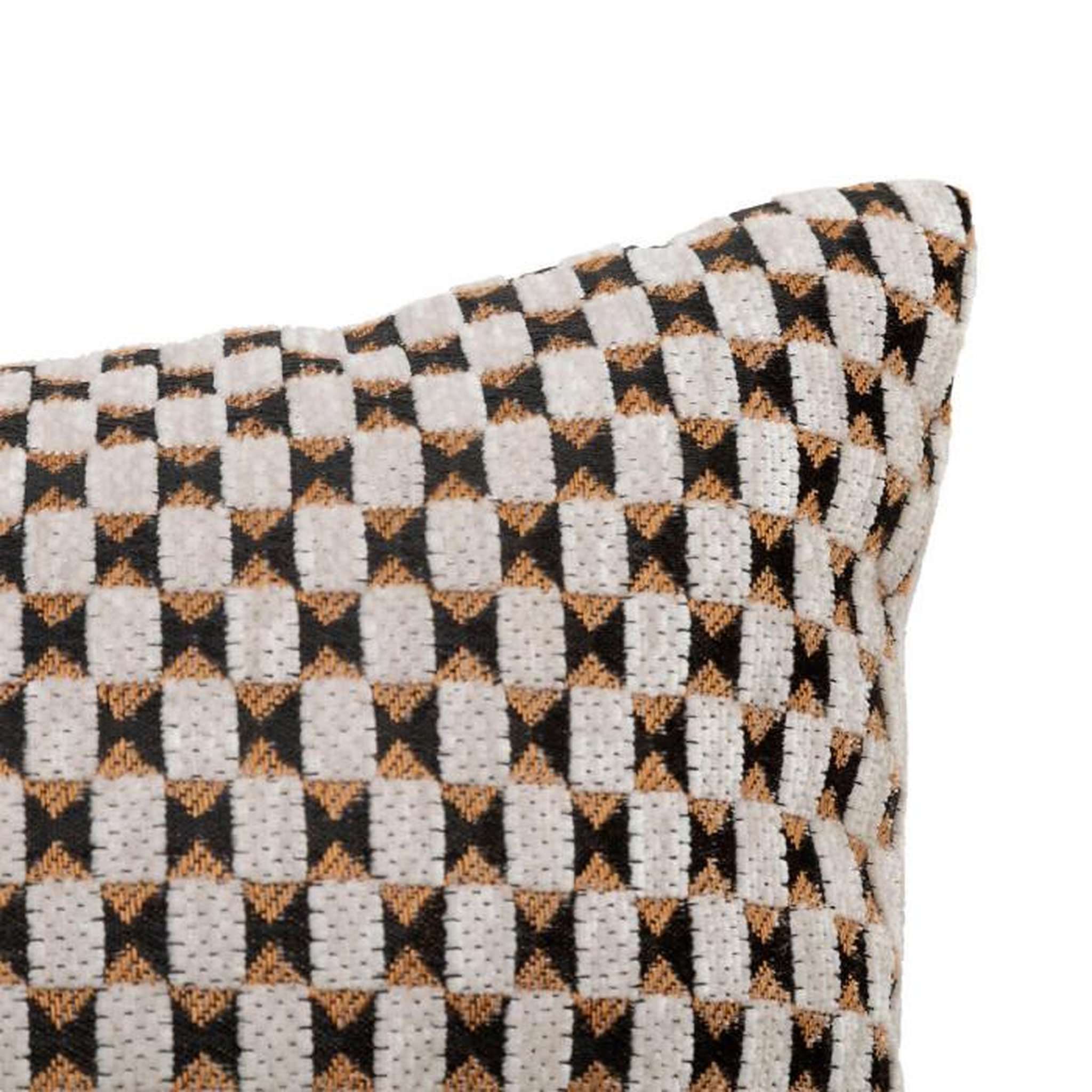 Voir la diapositive 2 : ATMOSPHERA Coussin Déco Jacquard  Zaika  30x50cm Beige Lin