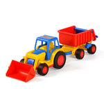 POLESIE Polesie Basics Tractor with Loader and Trailer