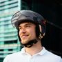 Voir la diapositive 3 : CASR Casque Led Glow gris taille M transparent