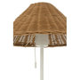 Voir la diapositive 4 : Paris Prix Lampe à Poser en Rotin  Preston  50cm Naturel & Blanc