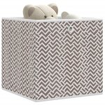 VIDAXL Boîtes de rangement pliables 10 pcs 32x32x32 cm tissu intisse