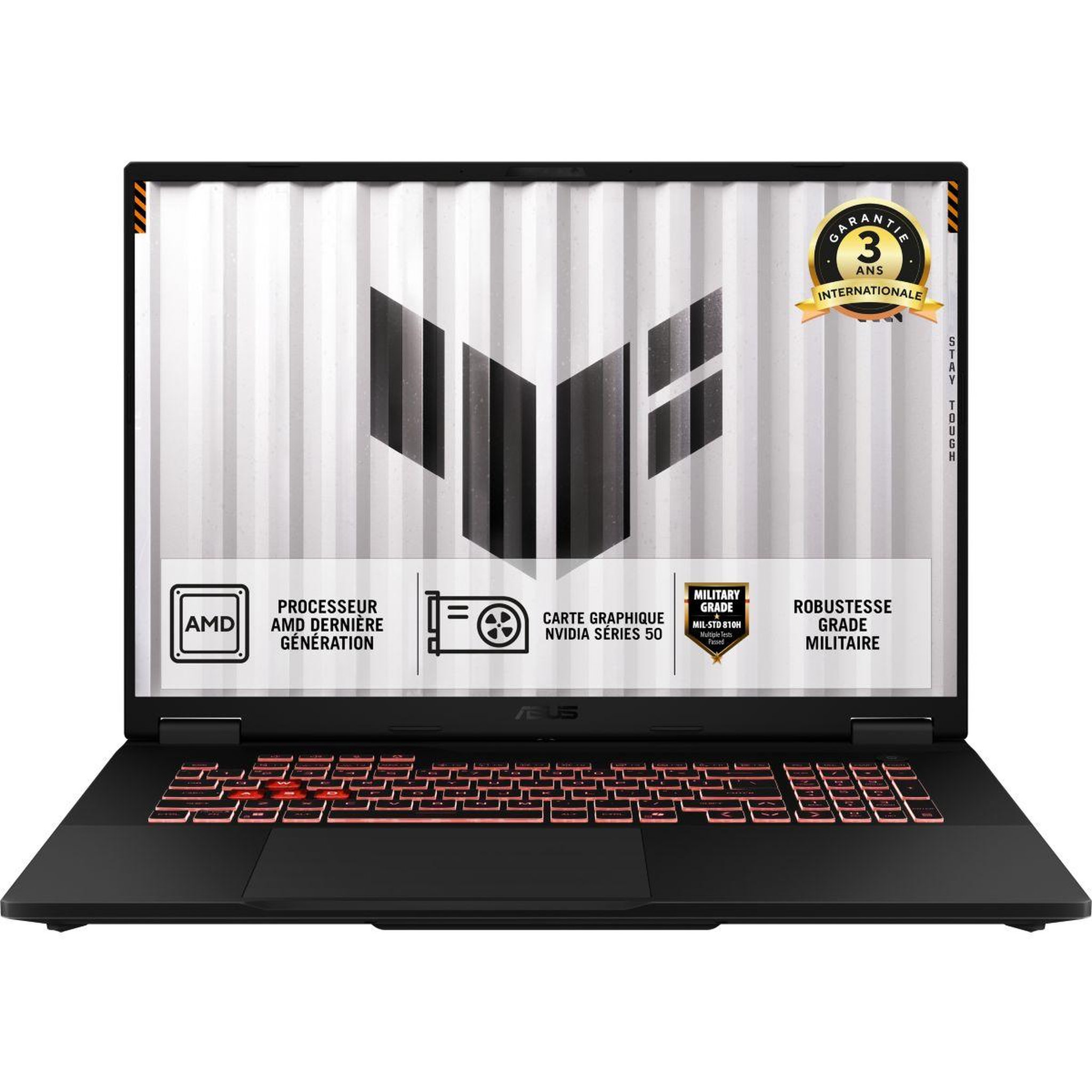 ASUS Pc gamer tuf a18  wuxga 144hz amd ryzen 7 260 nvidia geforce rtx 5070 16 go ram ddr5 ssd 1 to