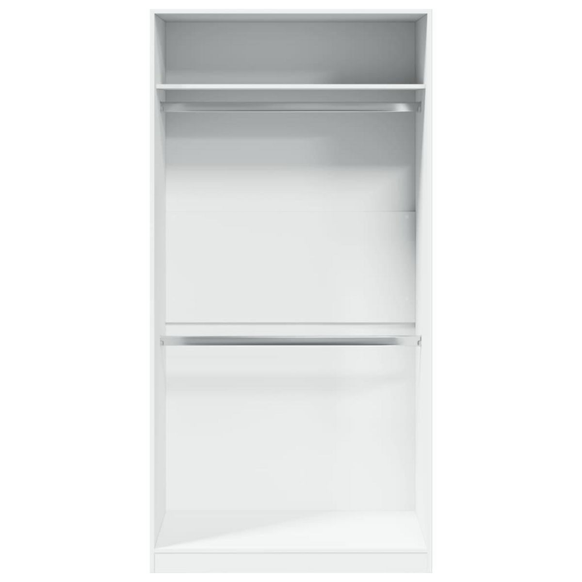 VIDAXL Garde-robe Blanc 100x50x200 cm Bois d'ingenierie