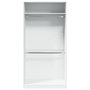 Voir la diapositive 4 : VIDAXL Garde-robe Blanc 100x50x200 cm Bois d'ingenierie