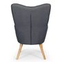 Voir la diapositive 2 : Paris Prix Fauteuil Scandinave  Aimee  67cm Gris Foncé