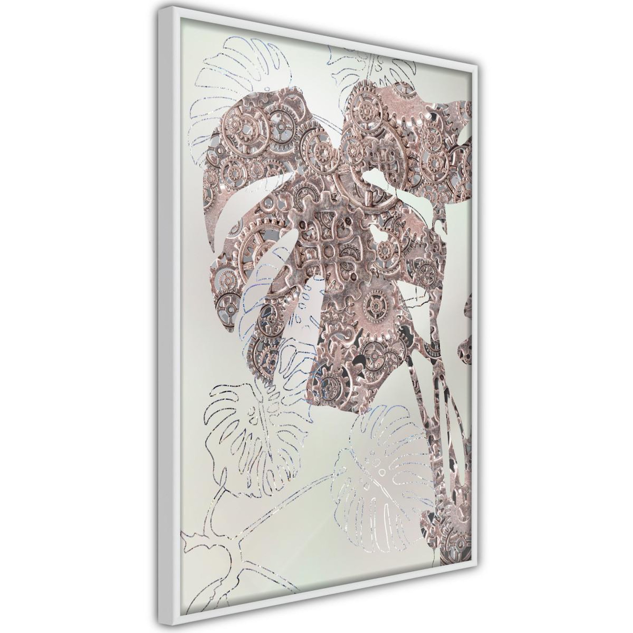 Paris Prix Affiche murale encadrée  ornamented monstera