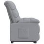 Voir la diapositive 4 : VIDAXL Fauteuil inclinable Gris clair Tissu