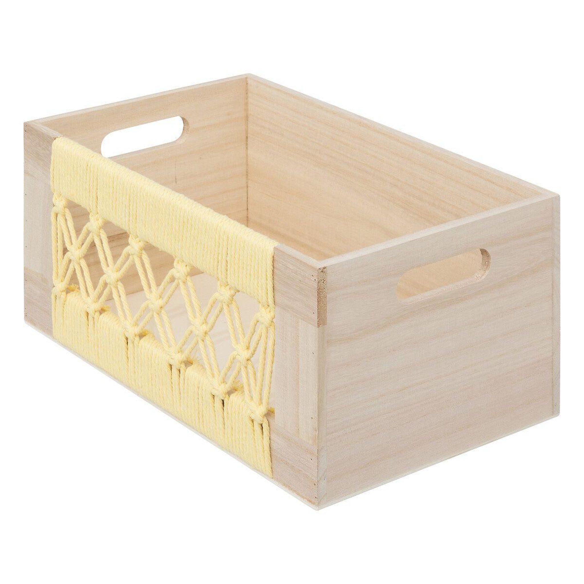 Voir la diapositive 4 : Atmosphera Kids Lot de 3 cagettes macramés  australie  36cm beige