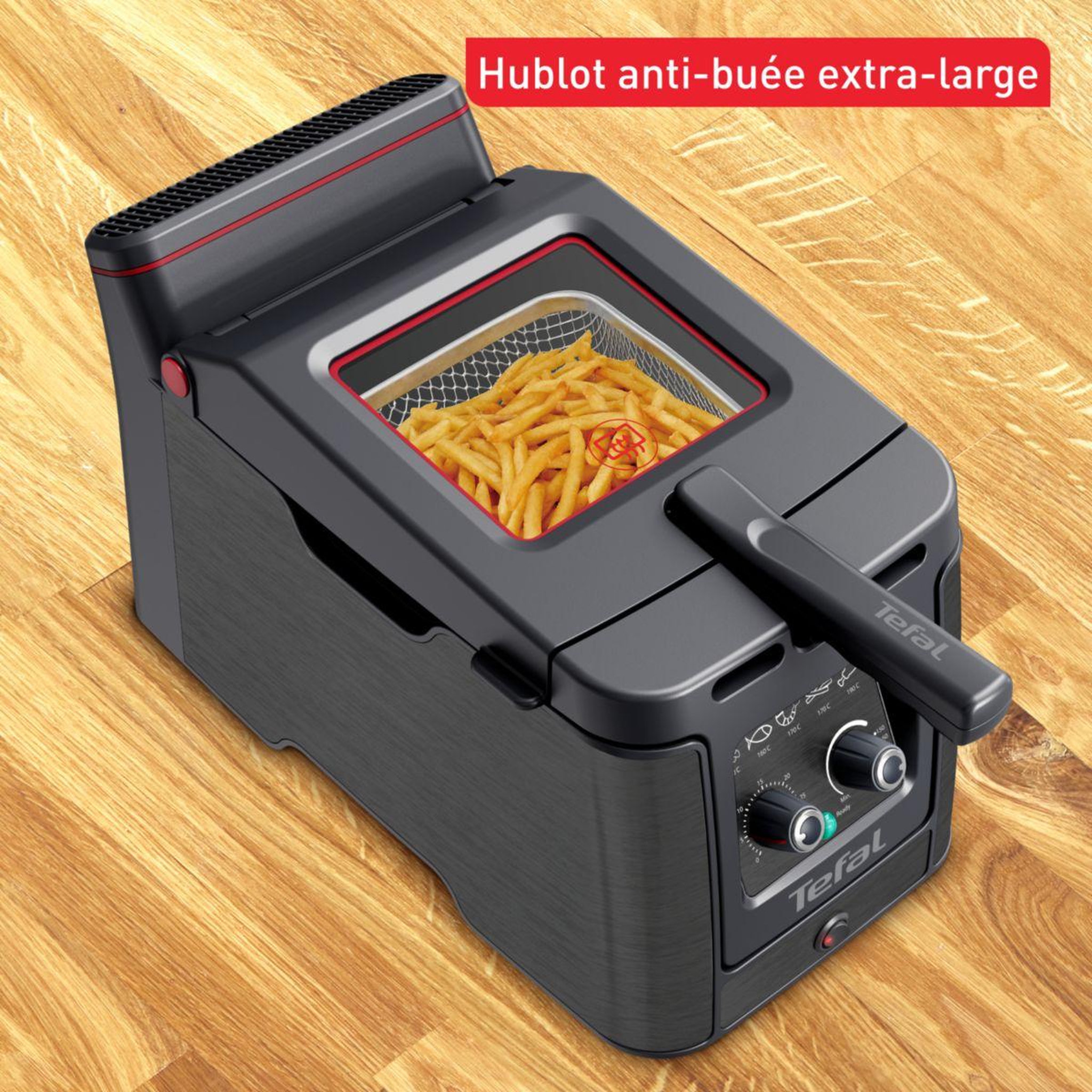 Voir la diapositive 5 : TEFAL Friteuse semi-professionnelle avec huile clear duo fr600810
