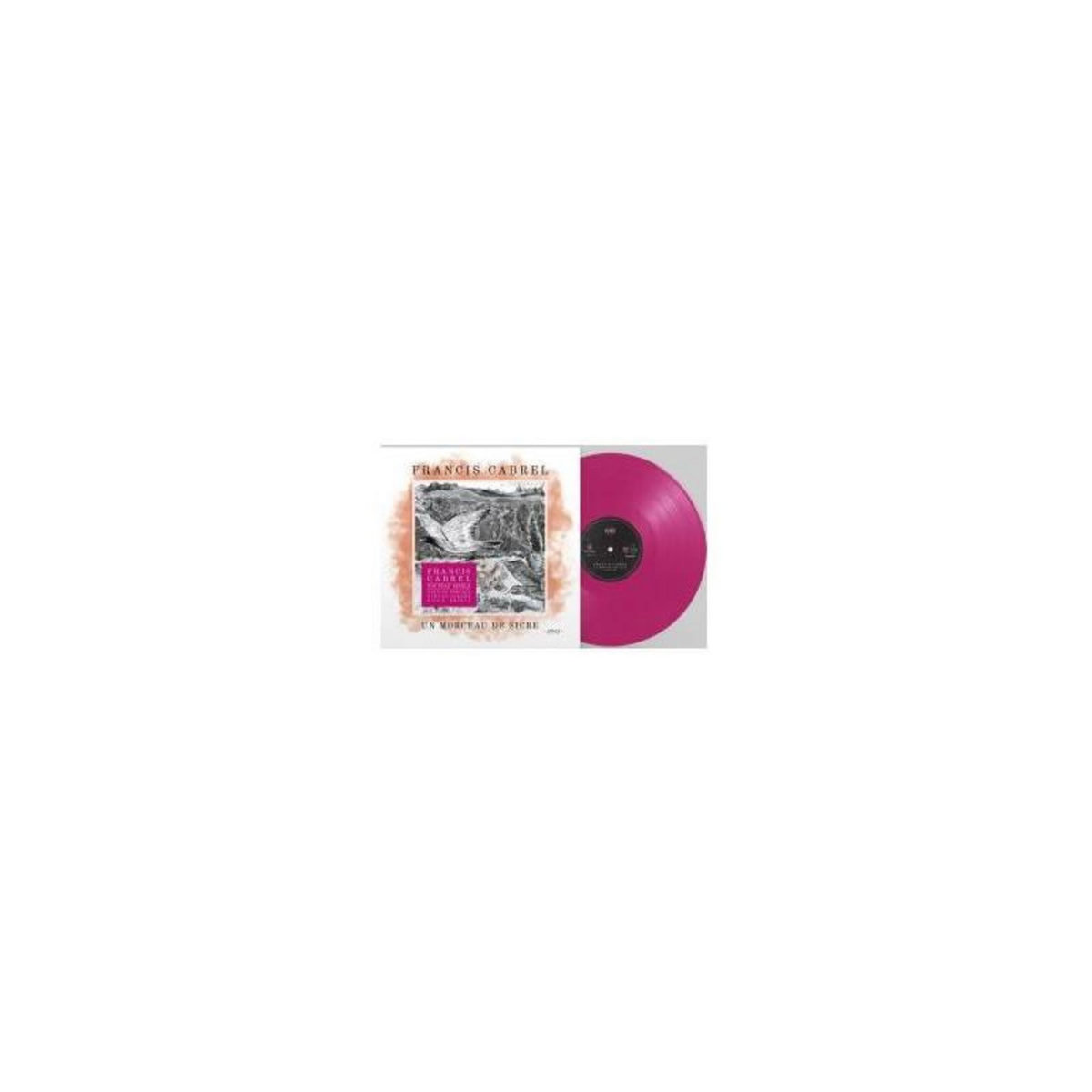 Un morceau de Sicre Édition Limitée Numérotée Spéciale Vinyle Rose Brique