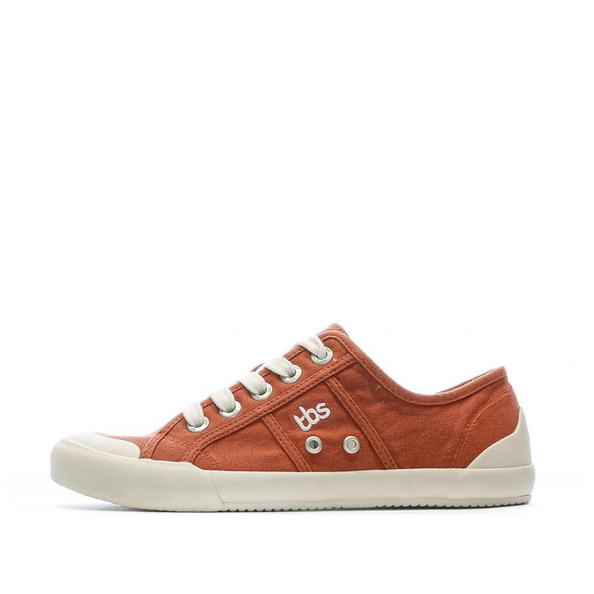 Voir la diapositive 1 : TBS Baskets en toile Terracotta Femme TBS Opiace