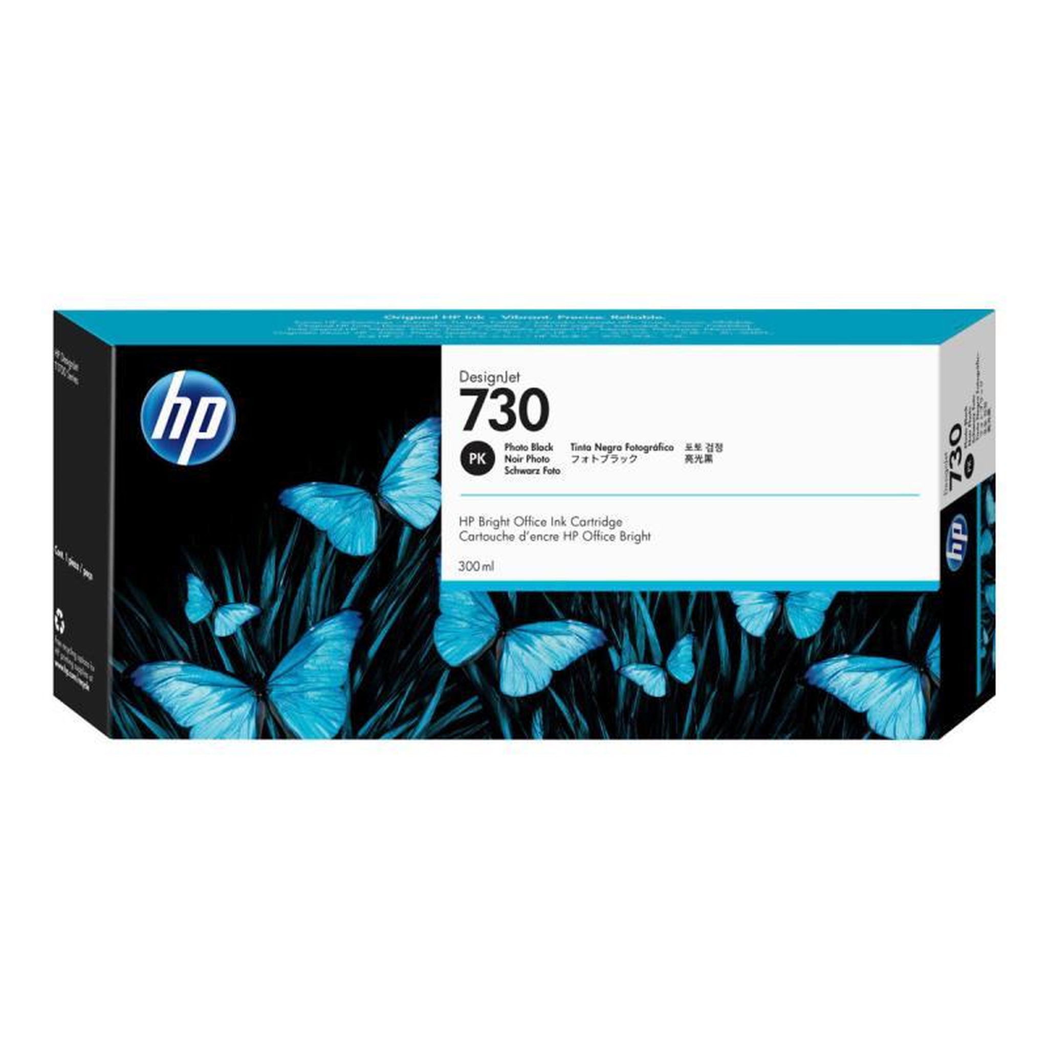 HP HP Ink No 730 HP730 HP 730 Photo Black Schwarz Cartridge (P2V73A)