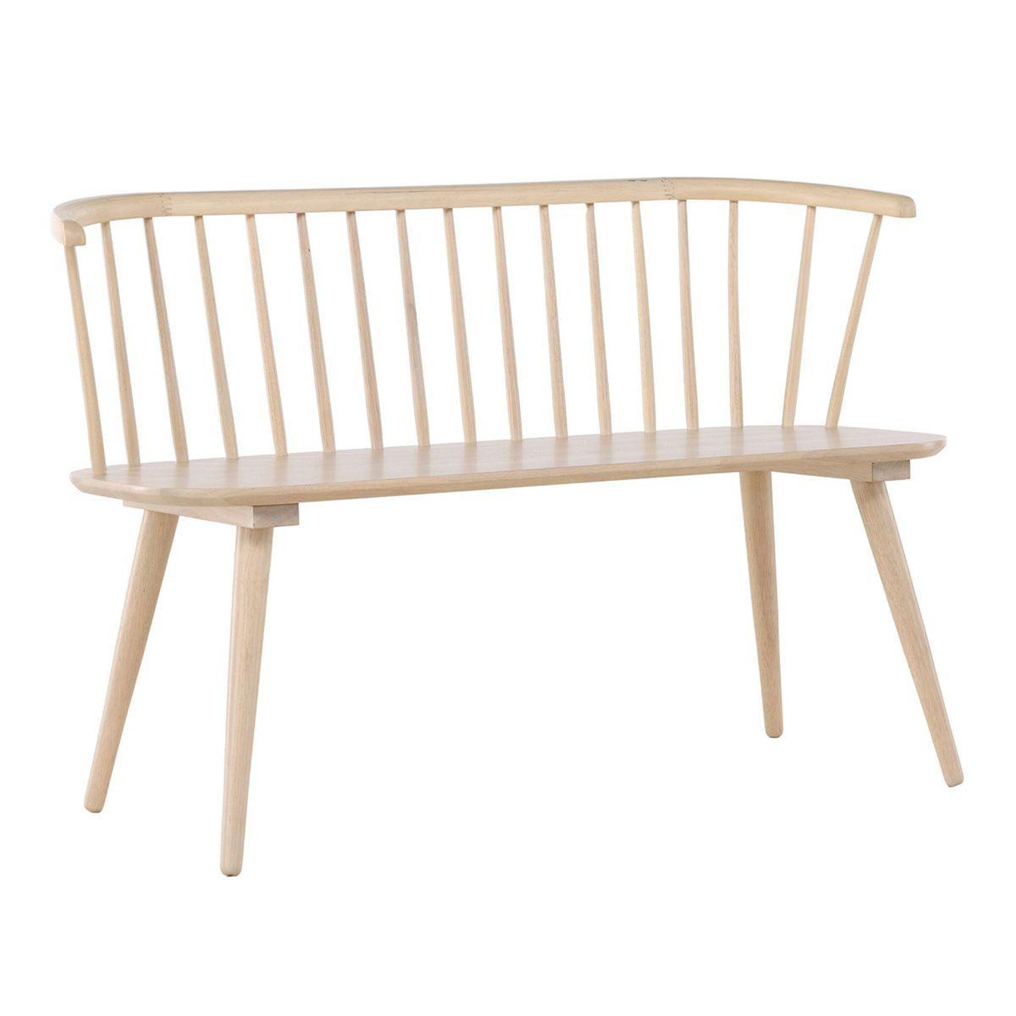 Paris Prix Banc design en bois  bobby  120cm naturel