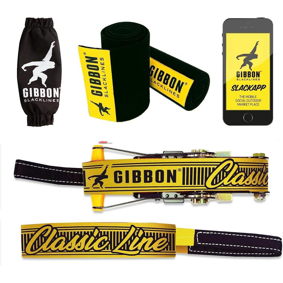 GIBBON Kit Slackline inter-arbre  Classic Line 25 M