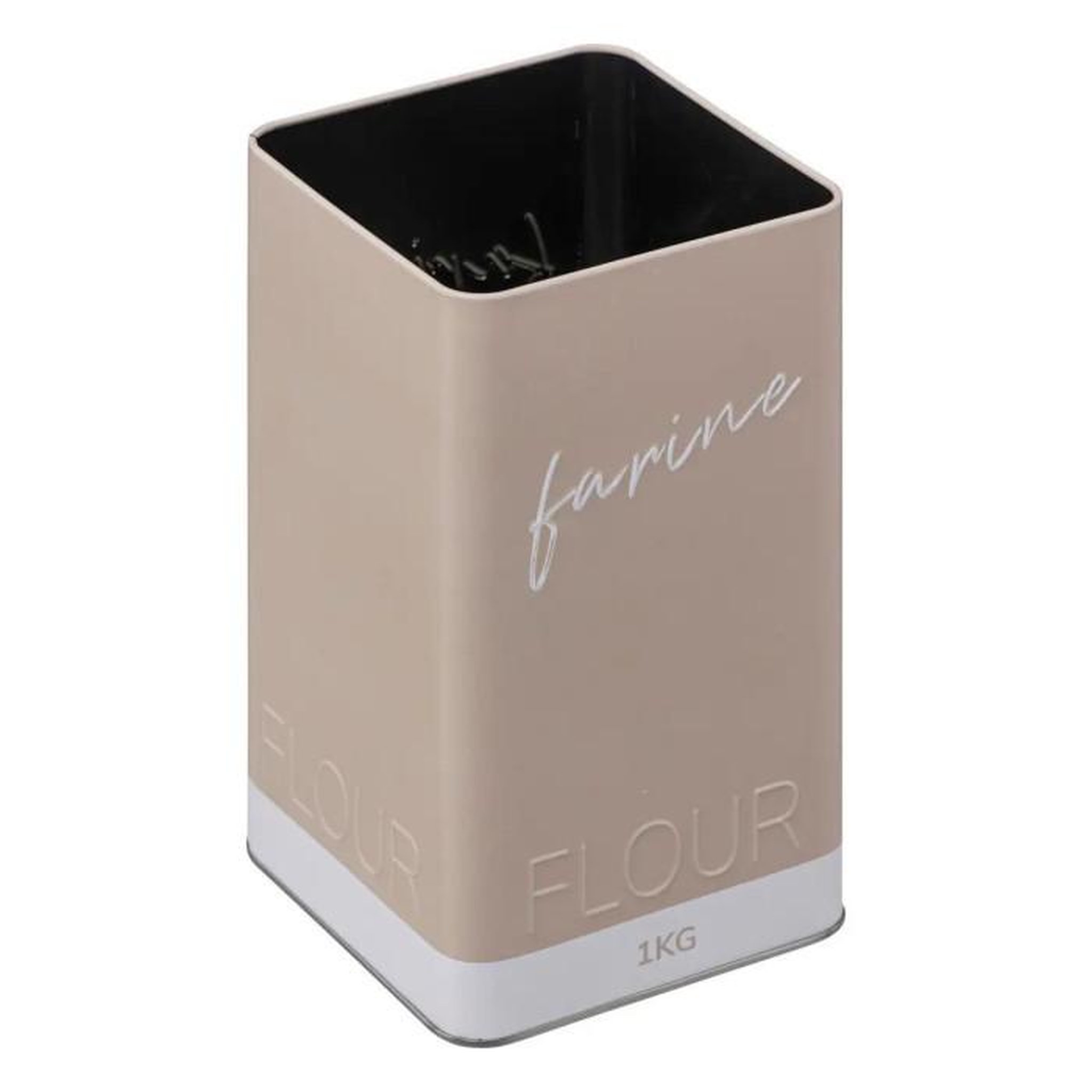 Voir la diapositive 2 : FIVE Boîte à Farine  Color Edition  19cm Beige Lin