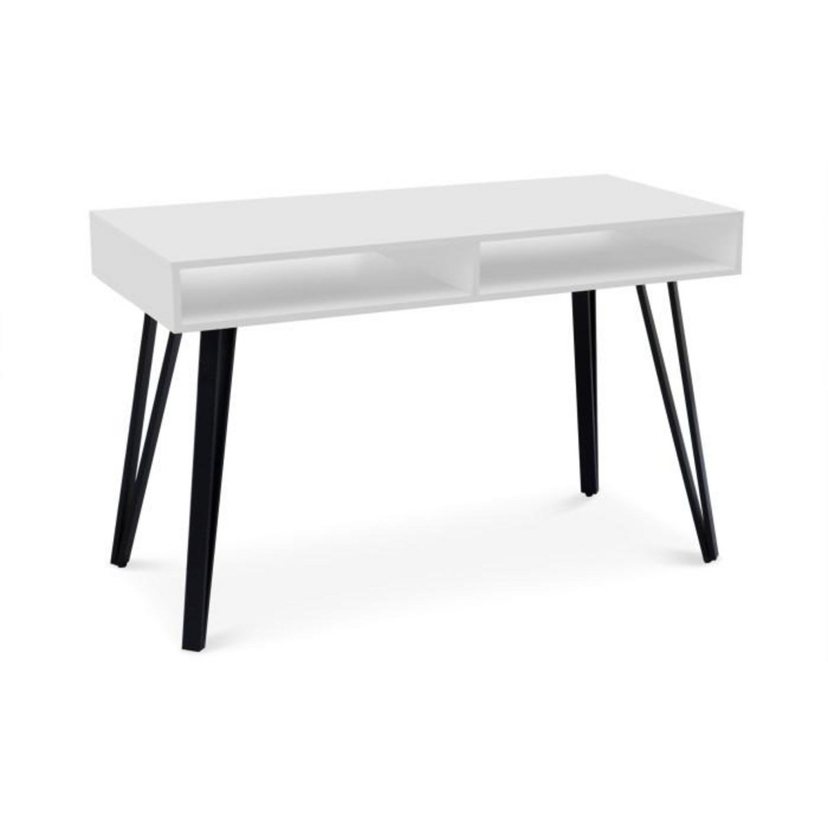 Paris Prix Bureau Design 2 Niches  French  120cm Blanc