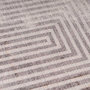 Voir la diapositive 3 : Paris Prix Tapis Tissé Imprimé à Poils Plats  Maya VI  Gris