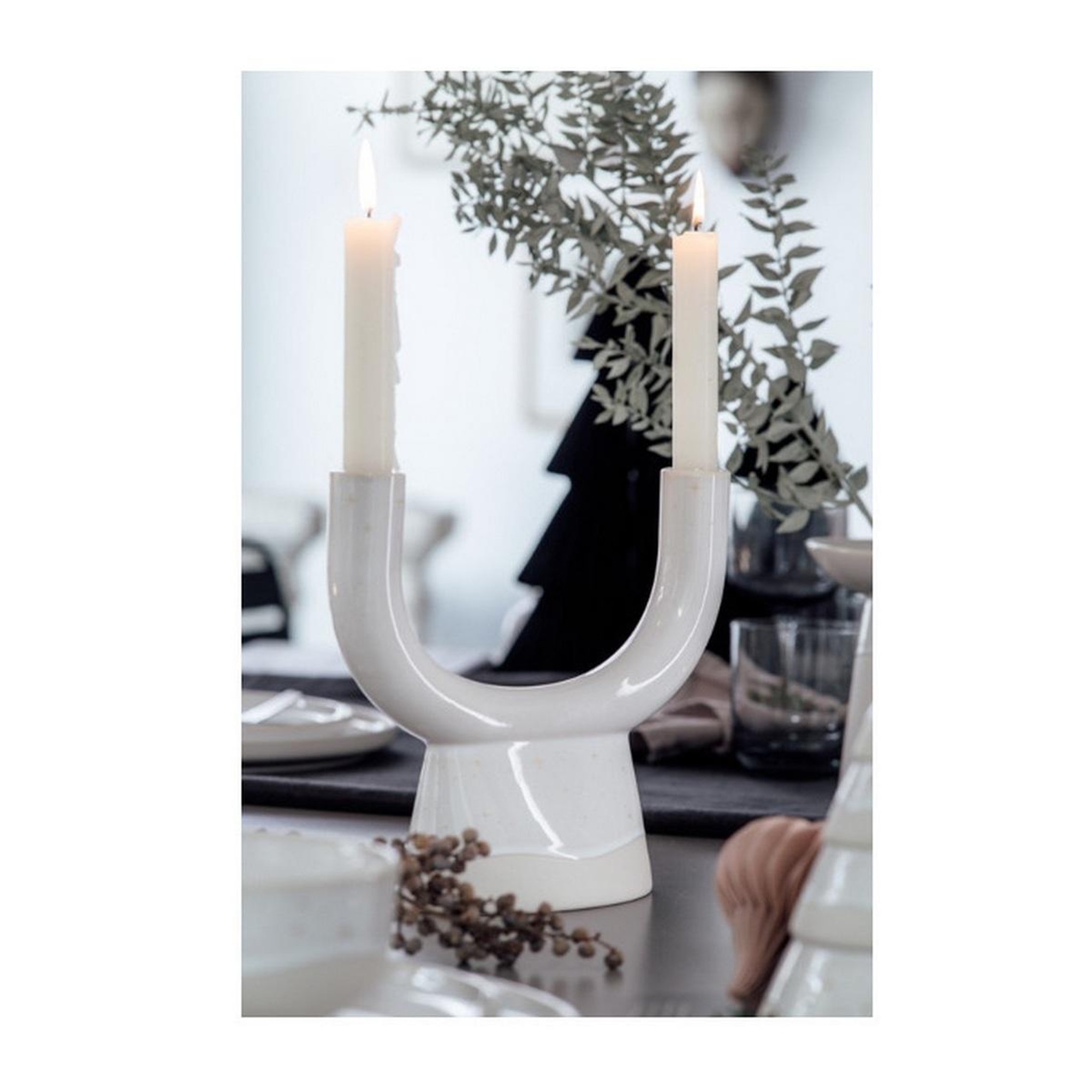 Voir la diapositive 3 : VILLEROY & BOCH Bougeoir en forme de u - 14-8671-3967