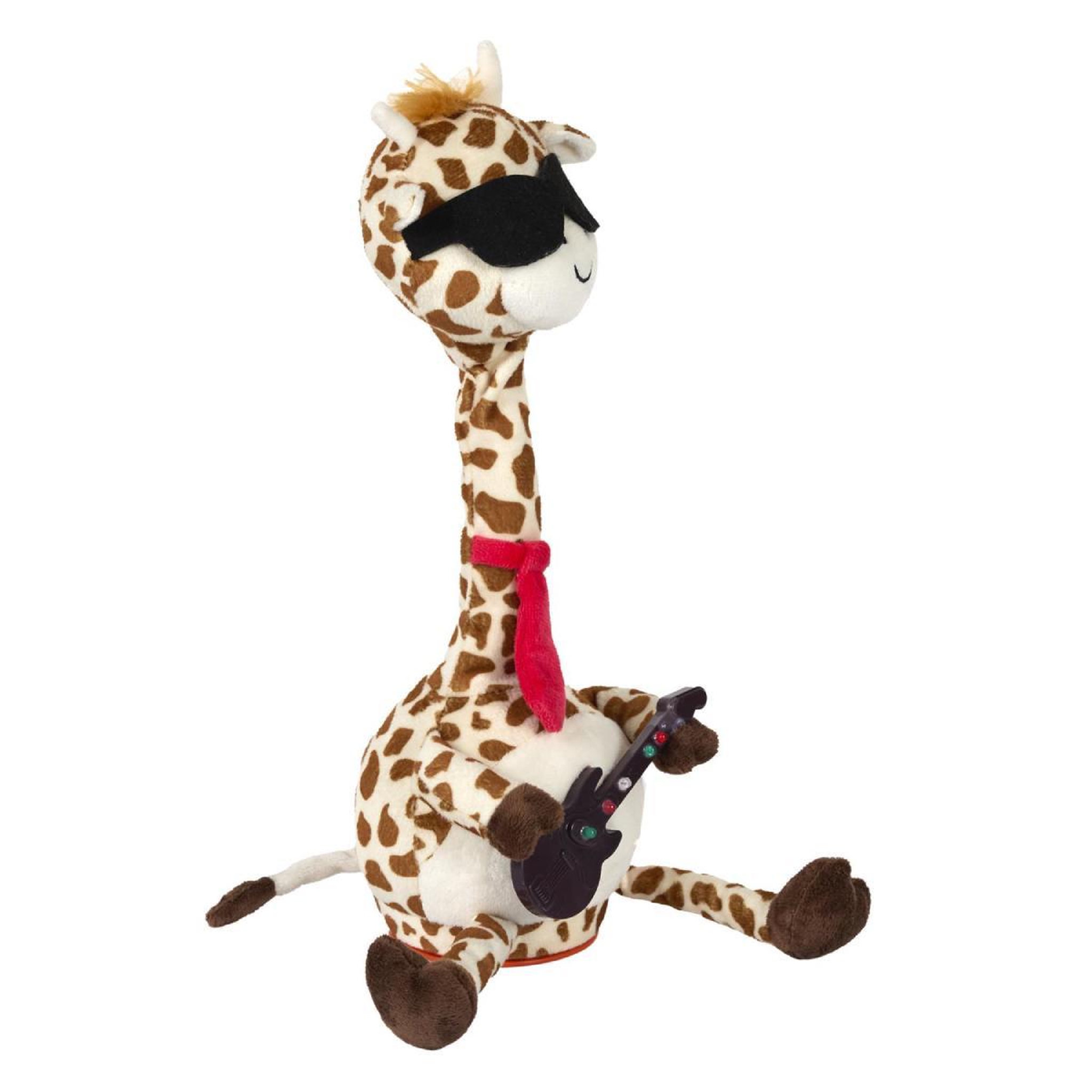 Voir la diapositive 2 : Jeux 2 momes Girafe Dansante  Musicale  34cm Marron