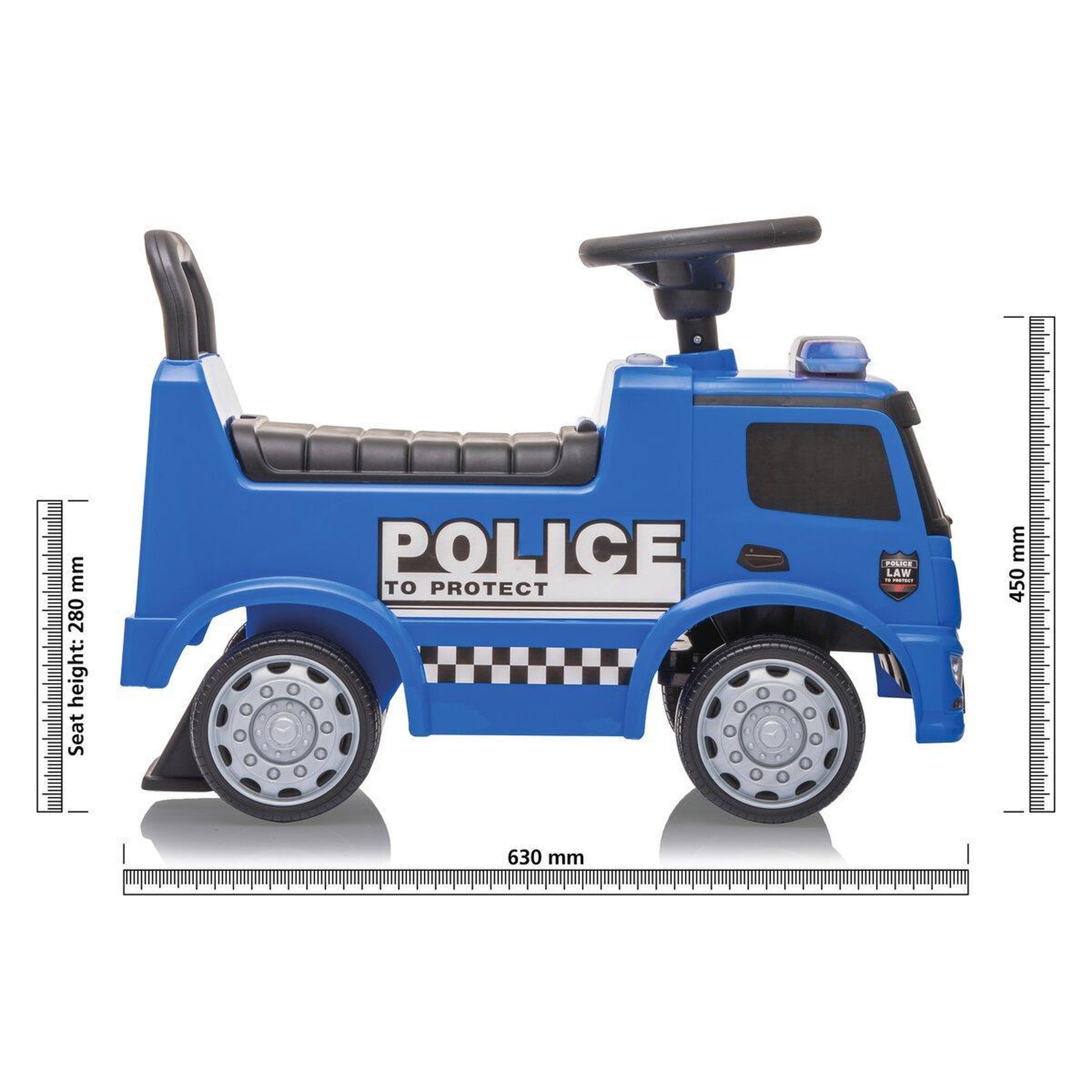 Voir la diapositive 4 : Jamara Push-Car Mercedes-Benz Antos Police