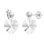 Voir la diapositive 1 : SC CRYSTAL Boucles d'oreilles coeur SC Crystal ornées de Cristaux Scintillants