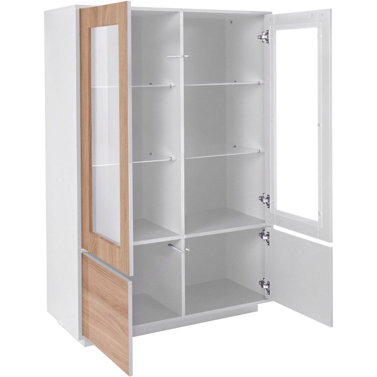 Vitrine moderne 4 portes 100 cm LUCERA