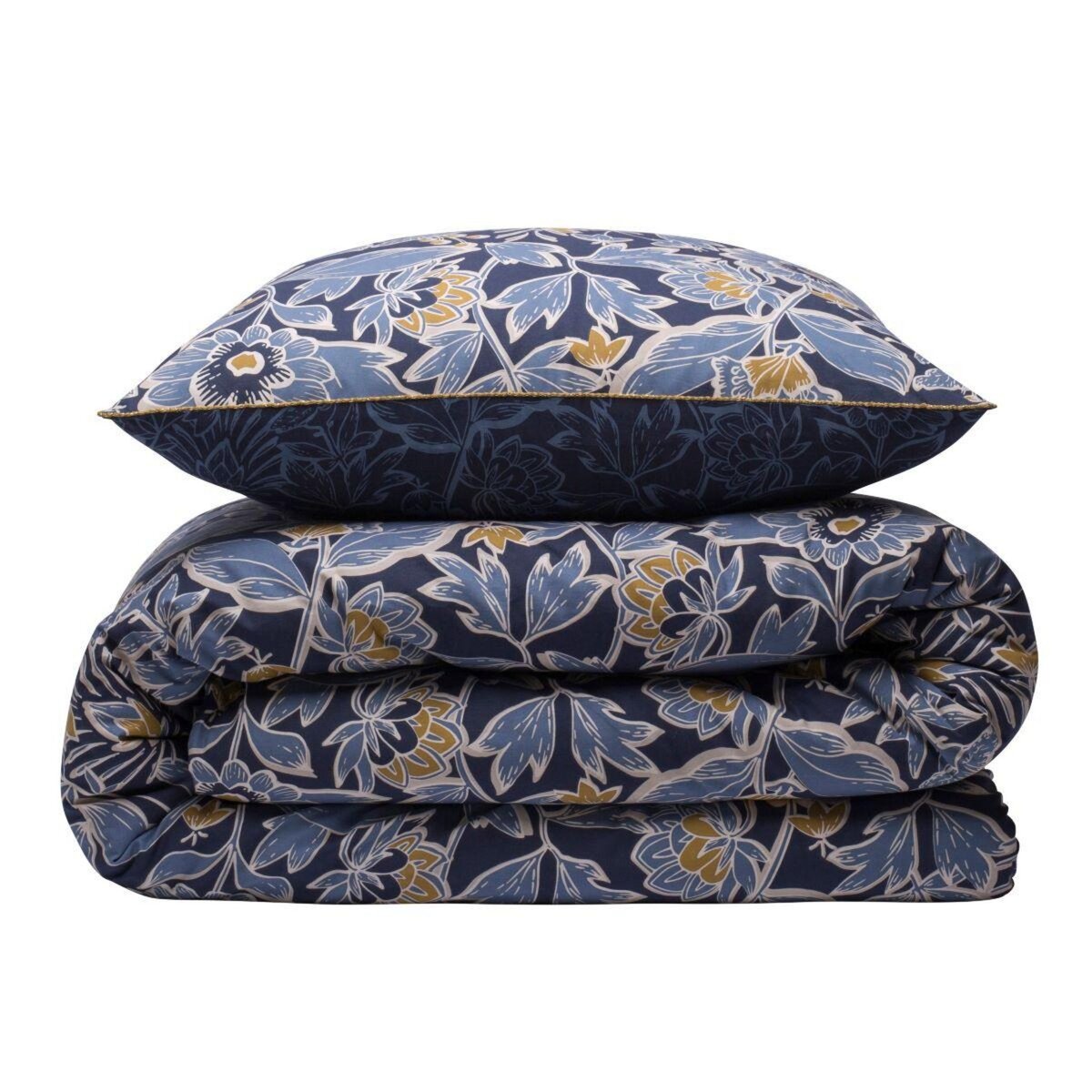 FUTURE HOME Parure de lit 2 personnes floral charme réversible