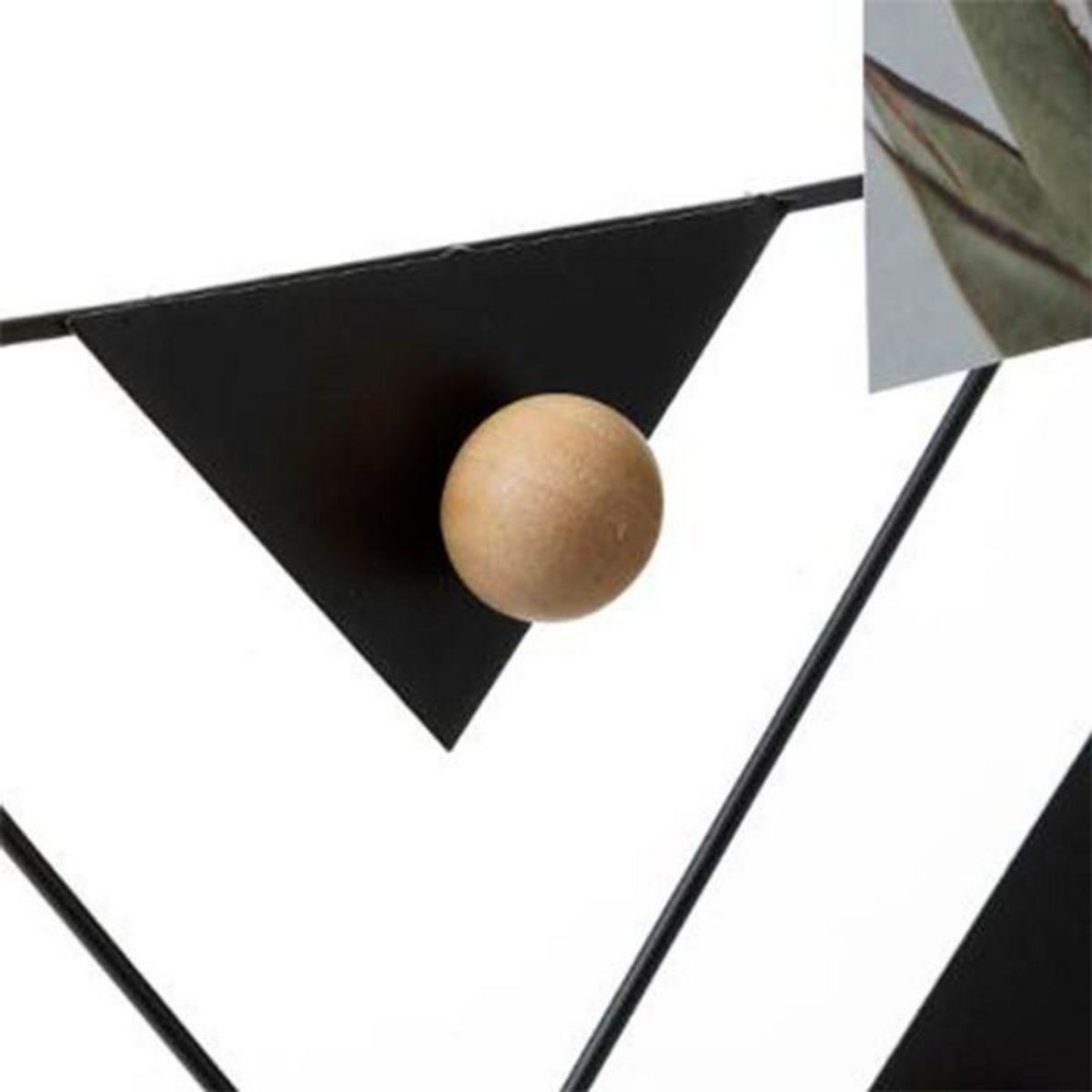 ATMOSPHERA Porte Photo Mural en Métal  Elora  55cm Noir