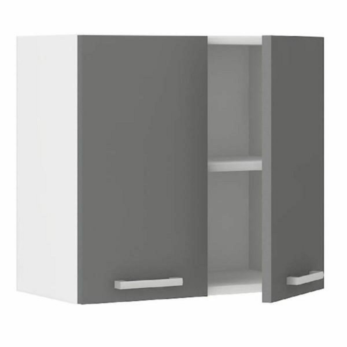 MARKET24 Meuble de cuisine 60 x 31 x 55 cm Gris Mélamine PVC Chêne