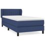 Voir la diapositive 1 : VIDAXL Sommier a lattes de lit avec matelas Bleu 80x200 cm Tissu
