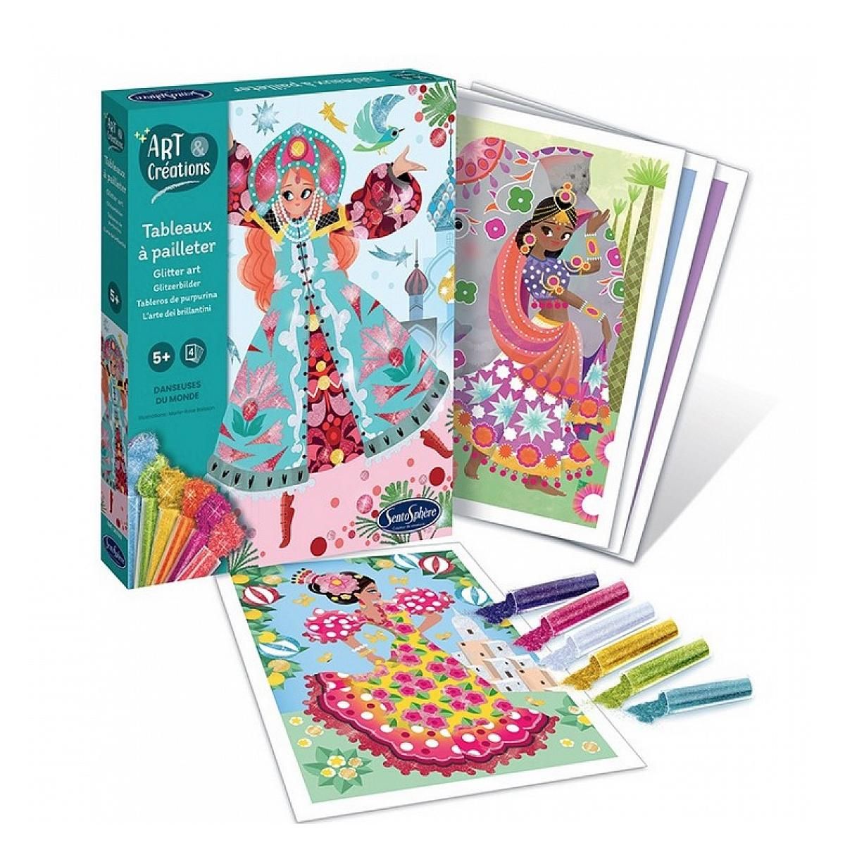 Sentosphere Tableaux a pailleter - Danseuses du monde
