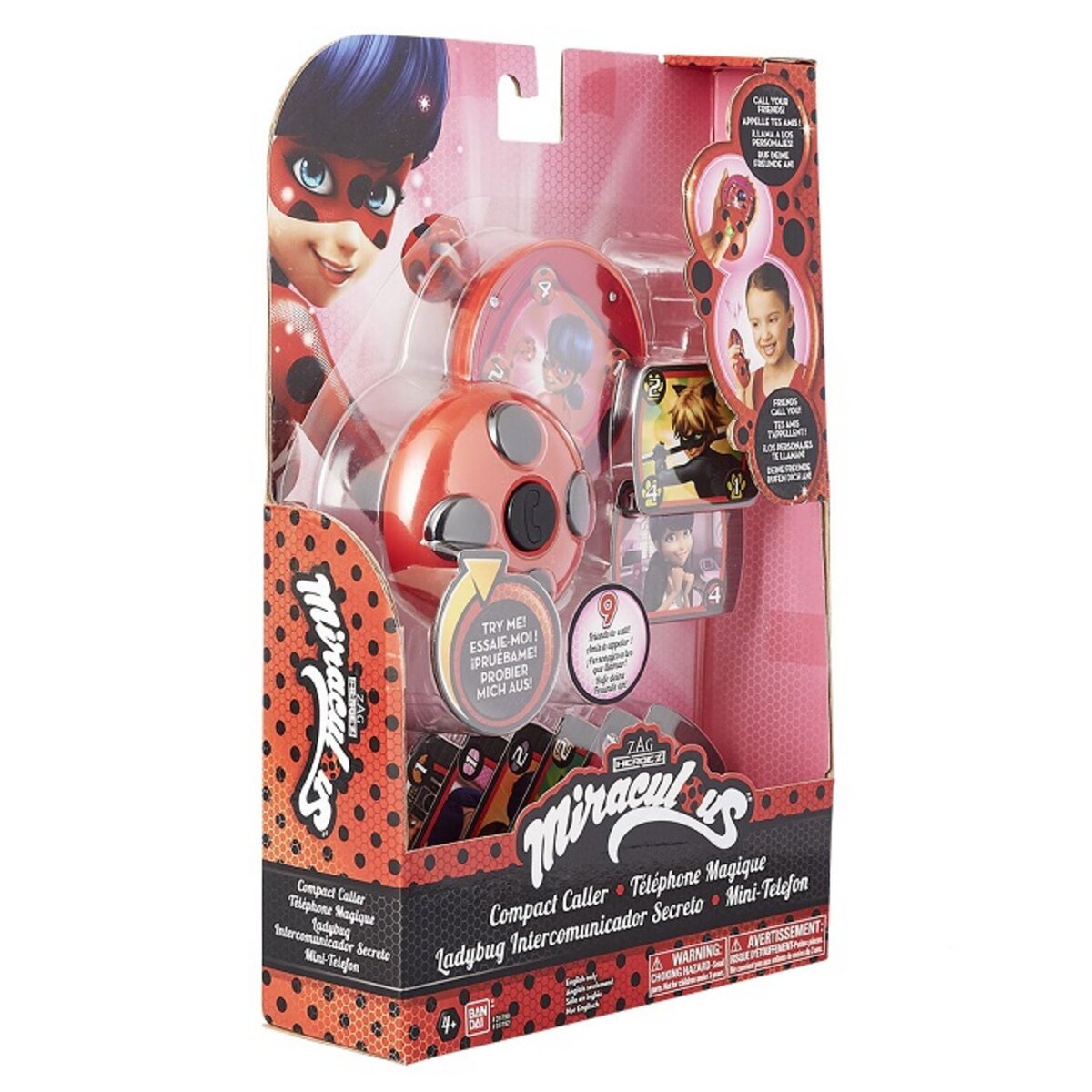 BANDAI Téléphone magique LadyBug - Miraculous