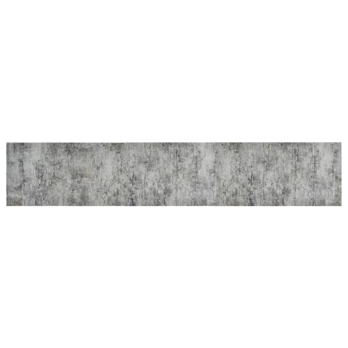 VIDAXL Tapis de cuisine lavable impression beton 60x300 cm velours