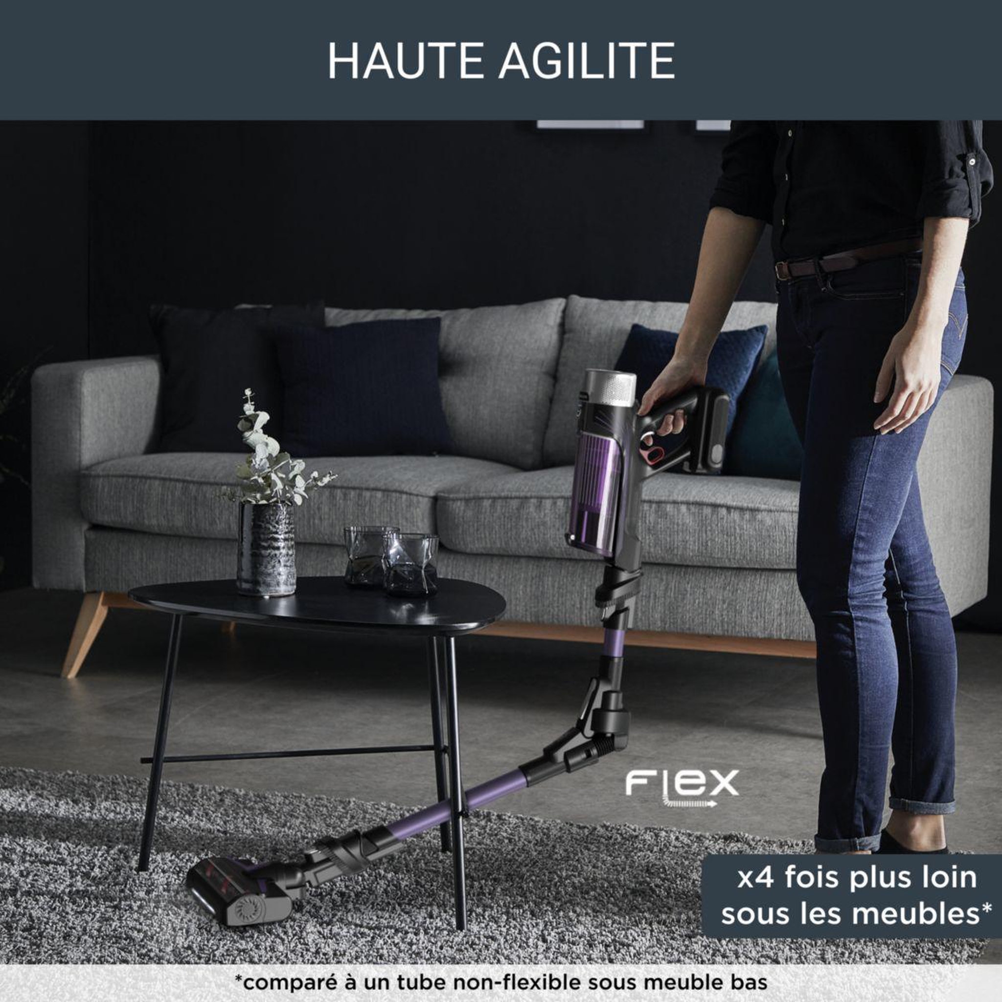 Voir la diapositive 5 : ROWENTA Aspirateur balai x force flex 9.60 kit allergie rh2039wo