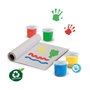 Voir la diapositive 3 : SES Creative SES CREATIVE - Kit de peinture au doigt avec tablier Eco - 100% recycle