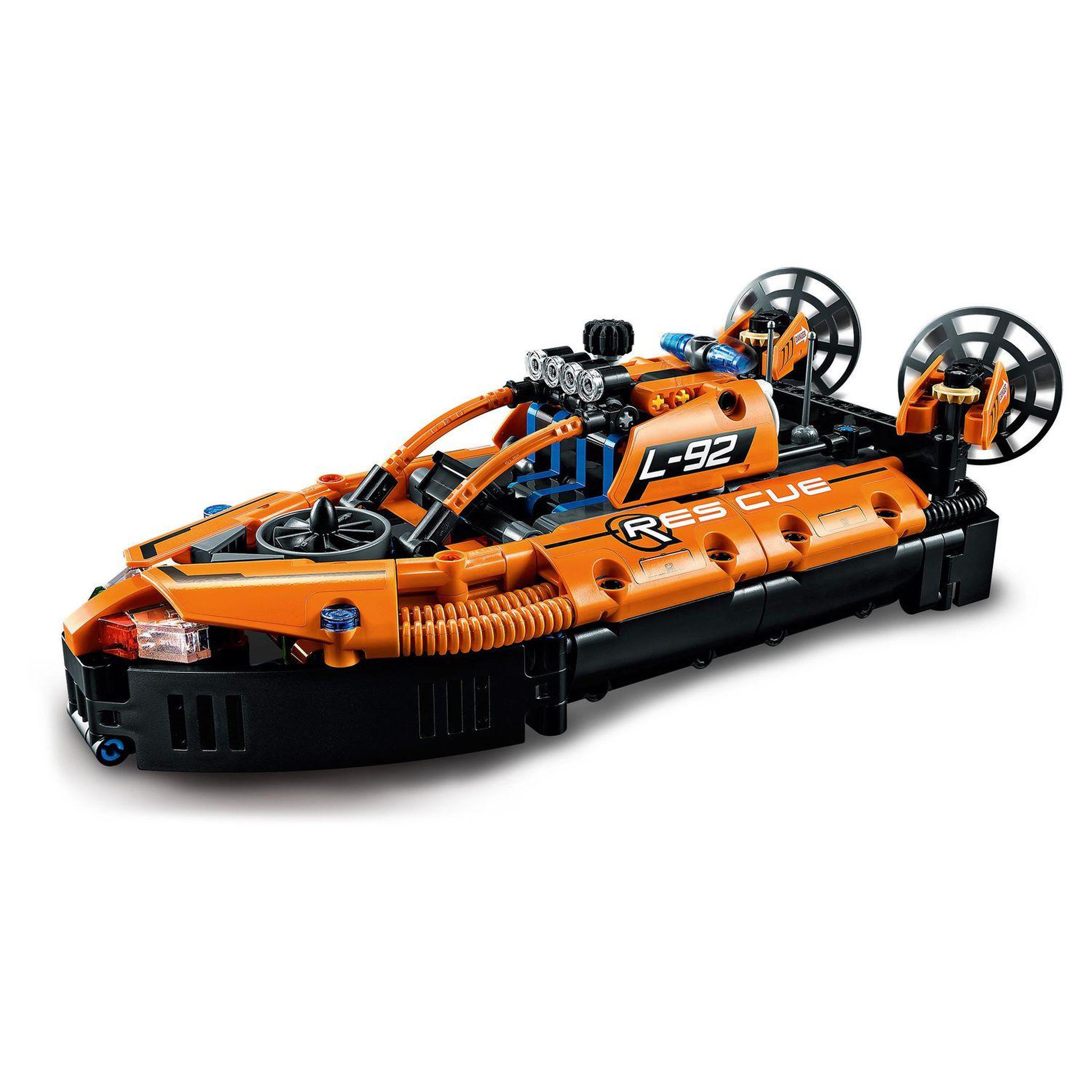 Voir la diapositive 3 : LEGO Technic 42120 Aéroglisseur de Sauvetage, et Avion Bimoteur